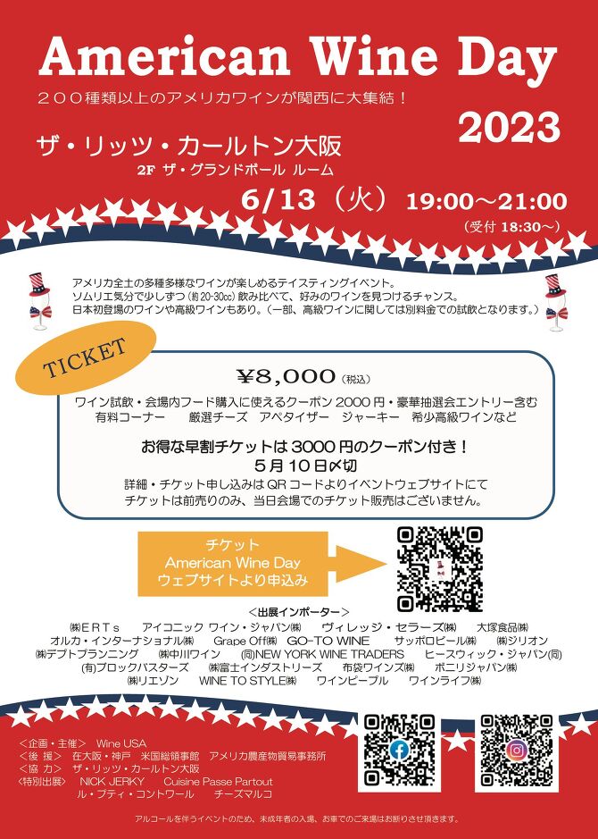 アメリカワインデー アメリカワインデー